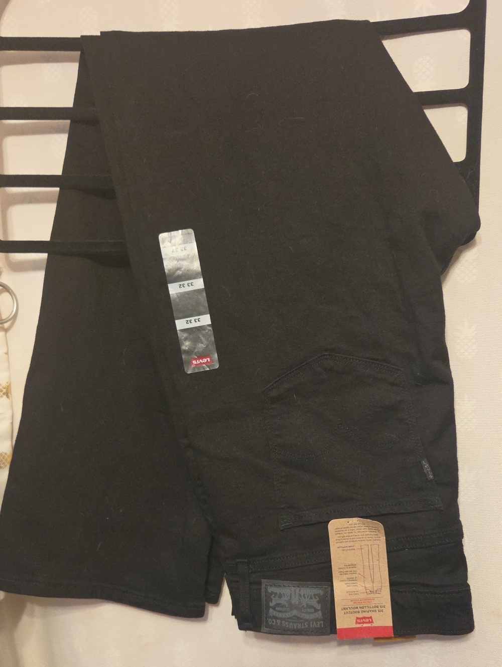 Levi's Womans 316 Black Shaping Bootcut Jeans
